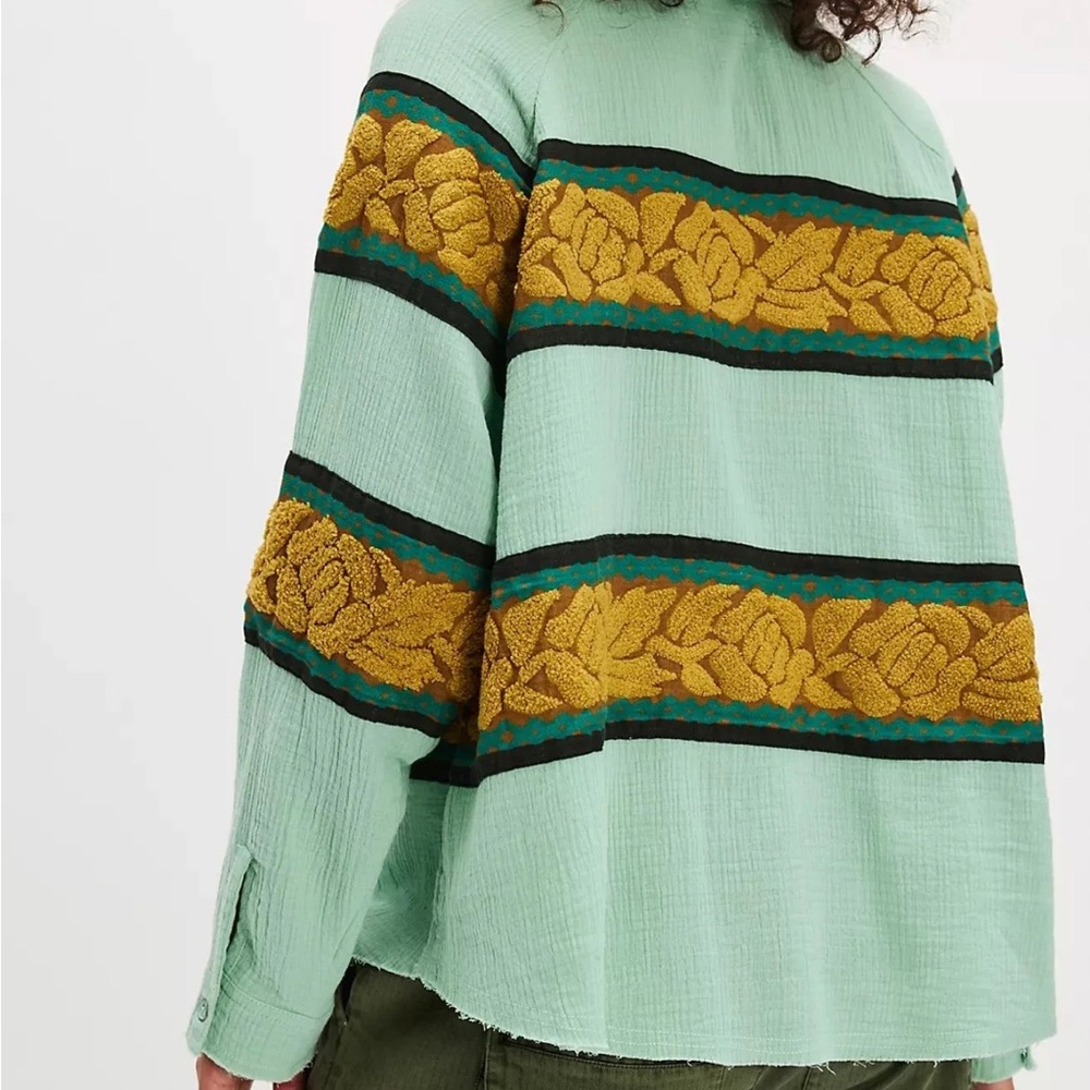Free People Terry Rugby Pullover - Picture 6 of 6